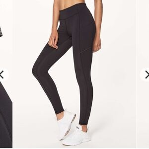 Black High-Waist Performance Leggings